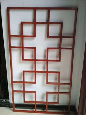 仿古鋁窗花 融合傳統美學與現代工藝的木紋鋁合金花窗